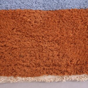Custom Amazigh Berber Living Room Rug with Natural Wool