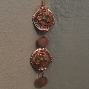 Antique Berber Enamel Earrings with Amazigh Silver Jewelry Style