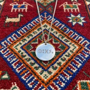 Amazigh Tifinagh Berber Stainless Steel Coin Pendant Necklace