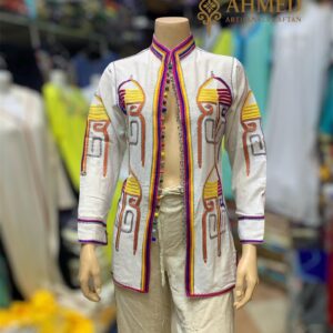 Amazigh Berber Embroidery Gilet All Sizes Linen Colorful Vest