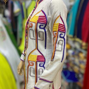Amazigh Berber Embroidery Gilet All Sizes Linen Colorful Vest
