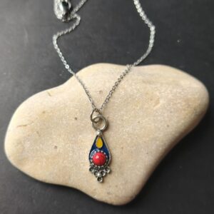Amazigh Kabyle Berber Stainless Steel Pendant Modern Necklace