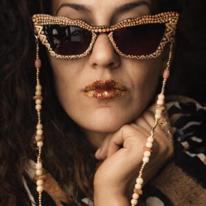 Amazigh Tittawin N Tiniri Hand Painted Desert Sunglasses Frames