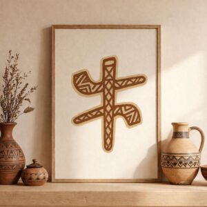 Kabyle Amazigh Berber Yaz Symbol Tattoo Art Digital Download