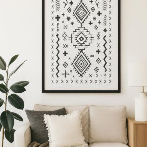 Amazigh Yaz Symbol Poster Digital Download Printable Artwork