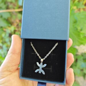 Amazigh Berber Yaz Symbol Stainless Steel Necklace with Pendant