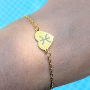 Amazigh Berber Yaz Heart Bracelet Kabyle Stainless Steel Jewelry