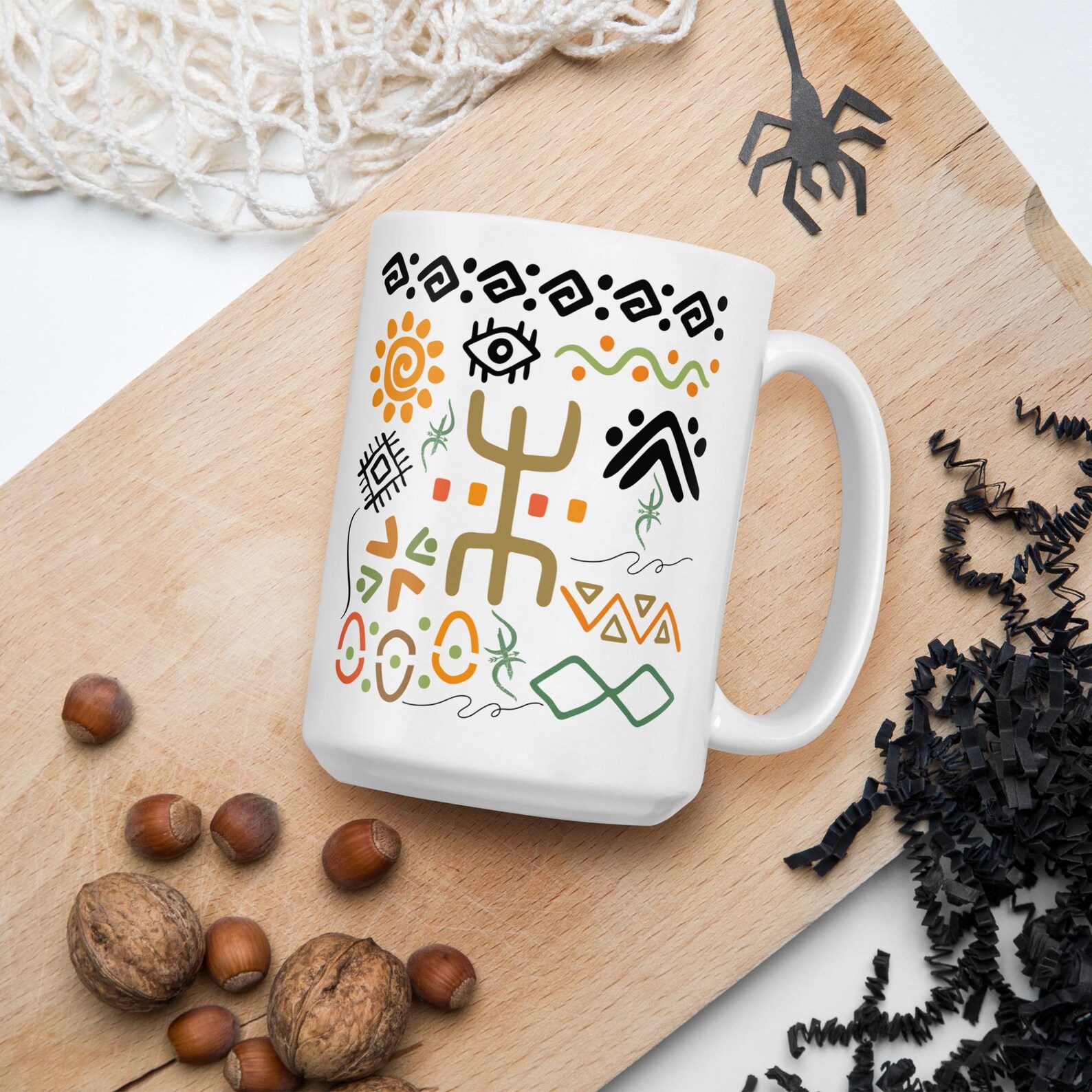 Amazigh Berber Tifinagh Yaz Symbol Glossy Mug Design