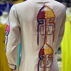Amazigh Berber Embroidery Gilet All Sizes Linen Colorful Vest
