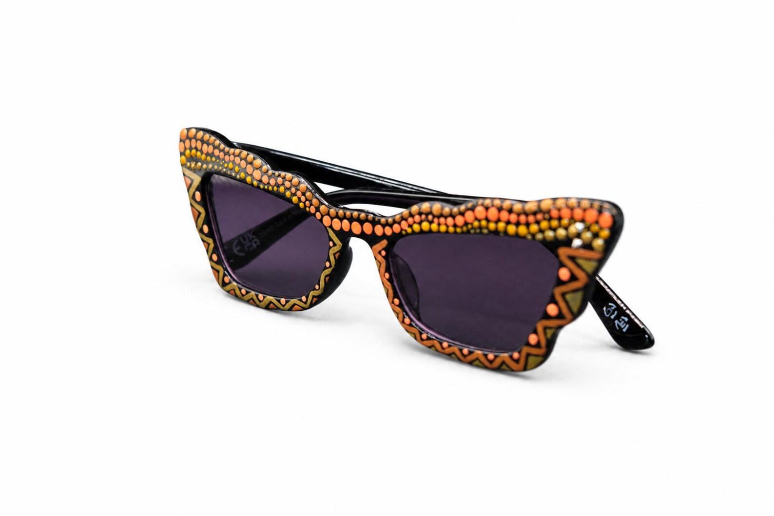 Amazigh Tittawin N Tiniri Hand Painted Desert Sunglasses Frames