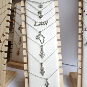 Amazigh Tifinagh Necklace Collection With Choix Berber Designs