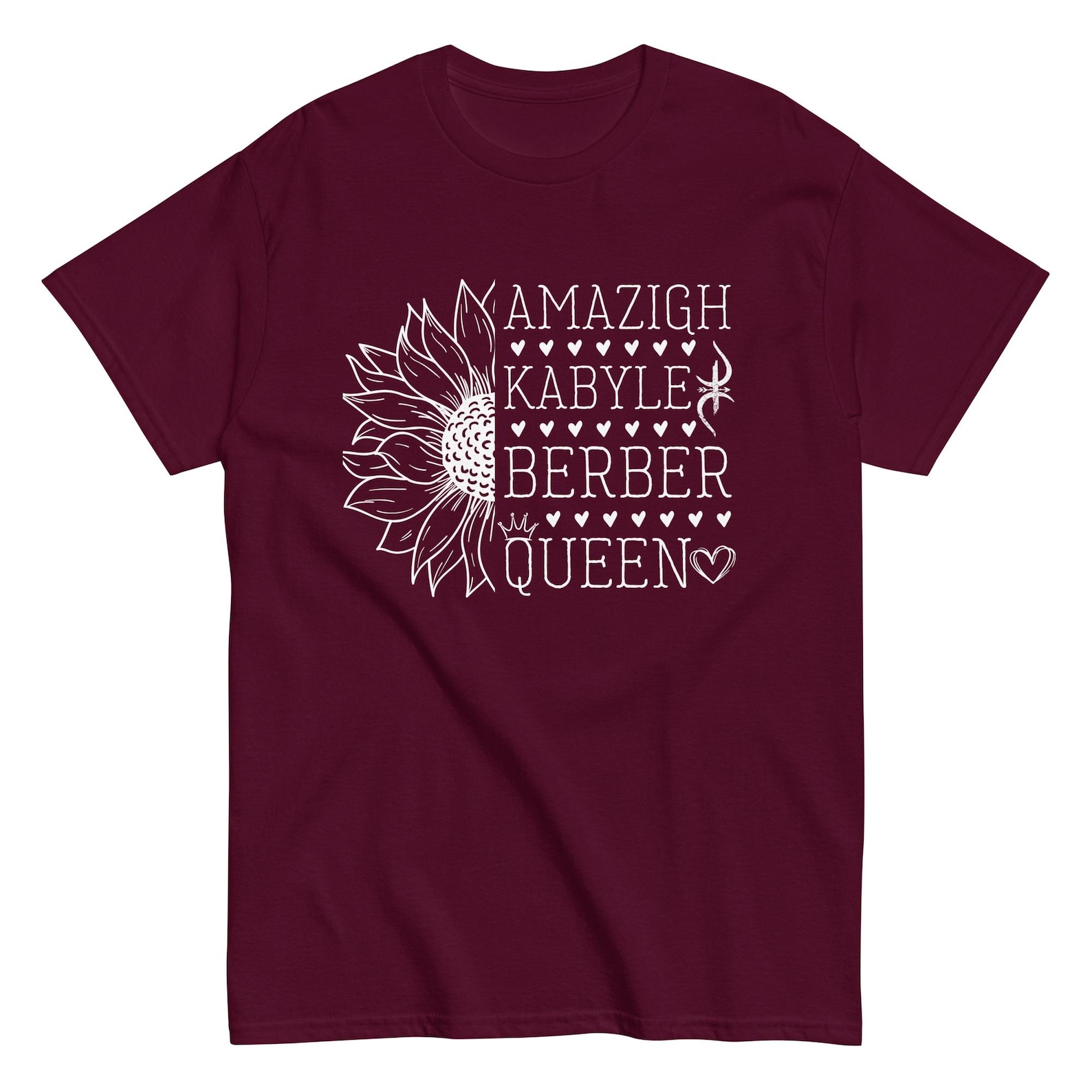 Amazigh Yaz Tifinagh Kabyle Berber Symbol Graphic T-Shirt