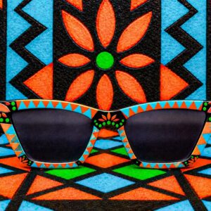 Amazigh AMANAR Cosmic Wear Inspired Wall Art with Celestial Design