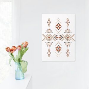Amazigh Berber Kabyle Woman Illustration Wall Art Poster Print