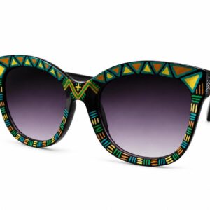 Amazigh Tugz Amlal Crab Hand Painted Recycled Frames Sunglasses