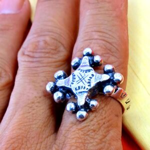 Berber Tuareg Ancien Sterling Silver Vintage Artisan Ring