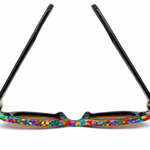 Amazigh ZELLIJ N' YILEL Mosaic Polarized Sunglasses Hand Painted Wear