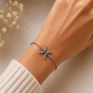 Amazigh Yaz Symbol Heart Bracelet Kabyle Berber Jewelry