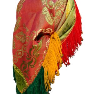 Amazigh Berber Guettib Head Scarf with Khenifra Tassels