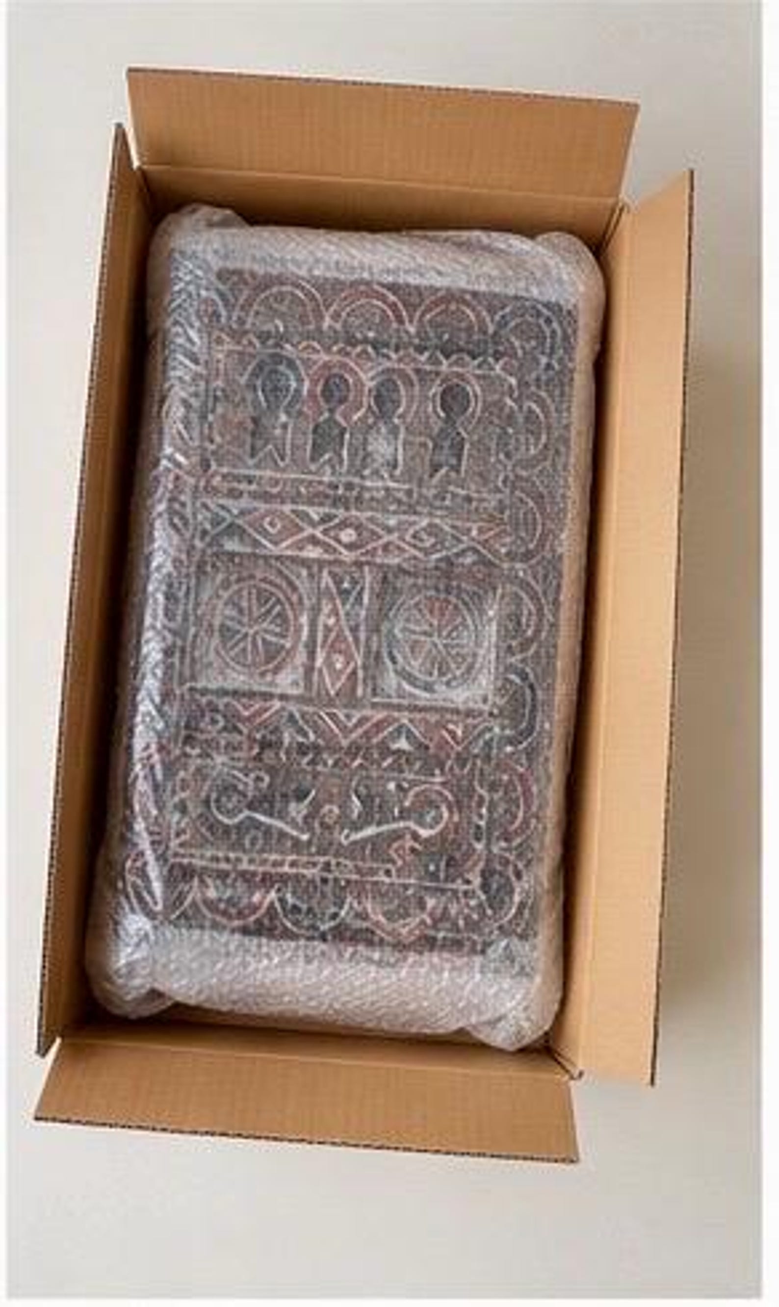 Amazigh Berber Hand Carved Wooden Door Wall Art Panel