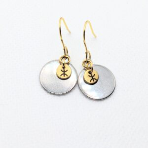 Amazigh Berber Modern Earrings with Traditional Inspired Design