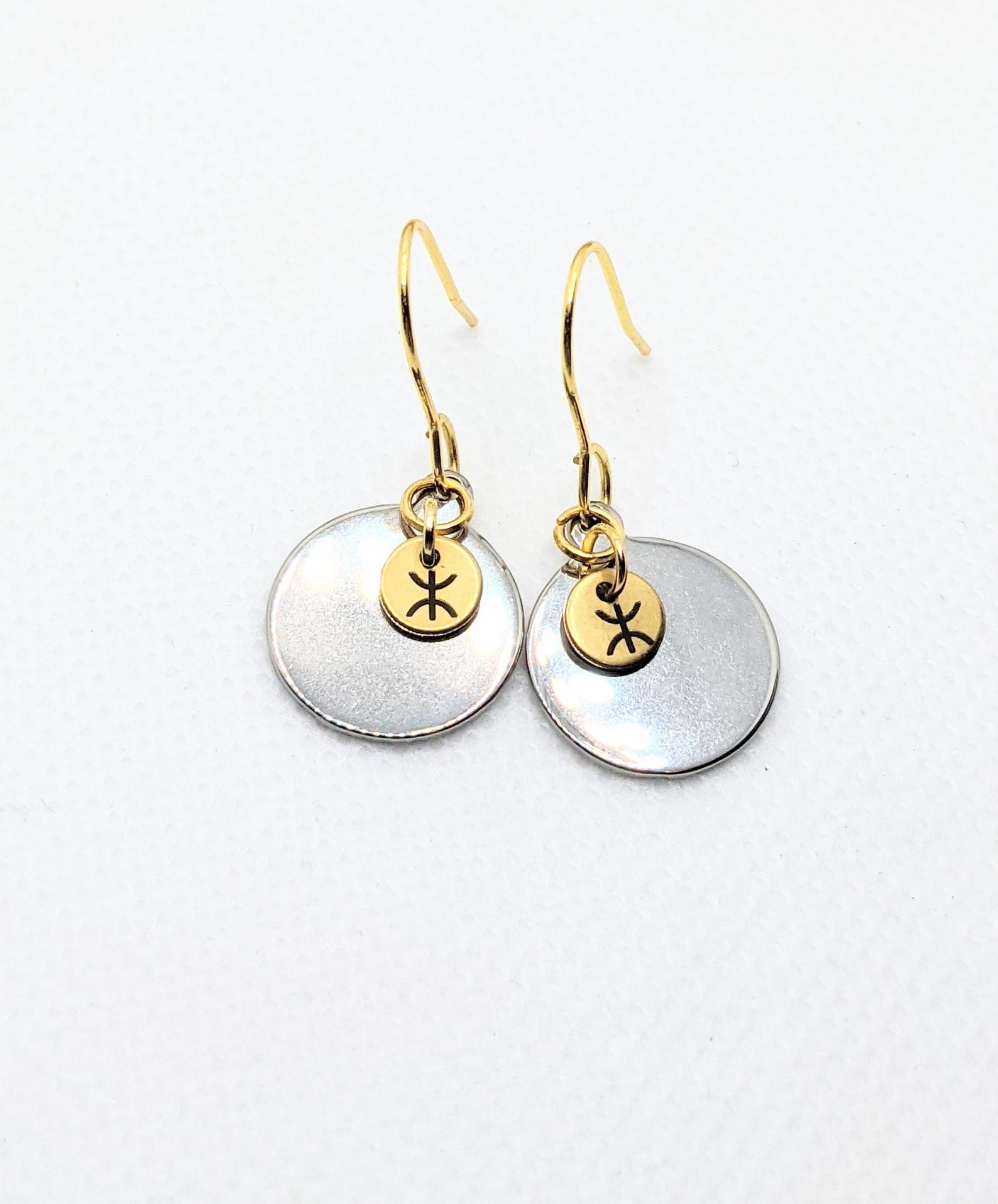 Amazigh Berber Modern Earrings with Traditional Inspired Design