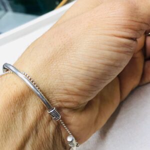 Amazigh Tuareg Sahara Sterling Silver Engraved Bracelet Handmade Jewelry