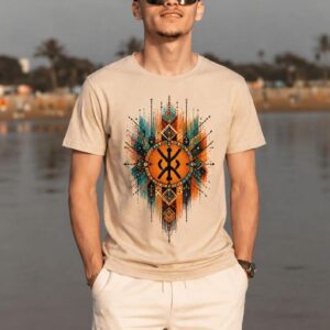 Amazigh Berber Modern Artwork Transparent Background PNG Digital Download