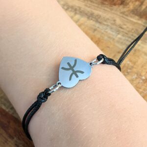 Amazigh Berber Kabyle Yaz Heart Symbol Bracelet Cultural Gift