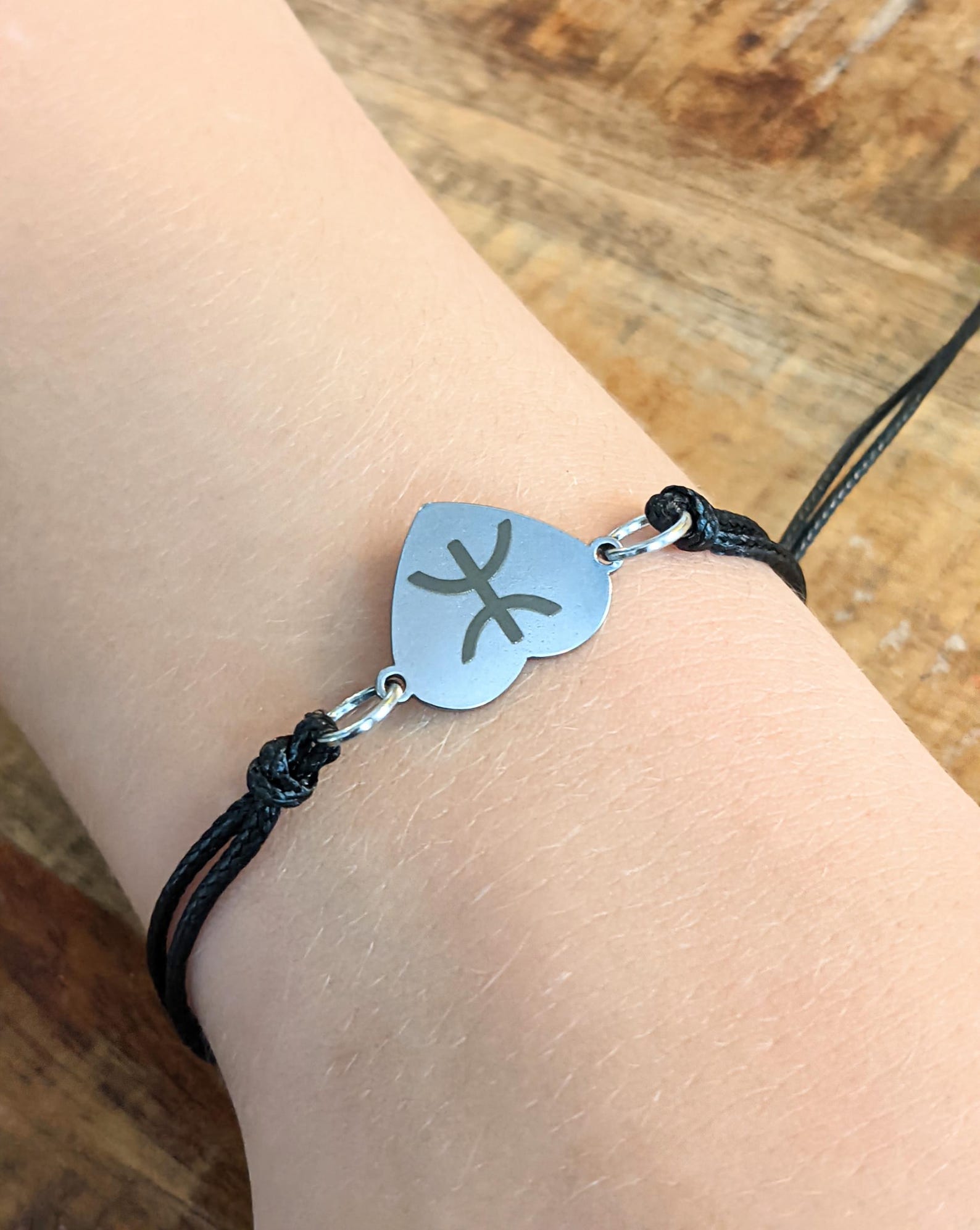 Amazigh Berber Kabyle Yaz Heart Symbol Bracelet Cultural Gift