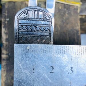 Amazigh Tuareg Berber Gravé Silver Bracelet Adjustable Cuff Maroc