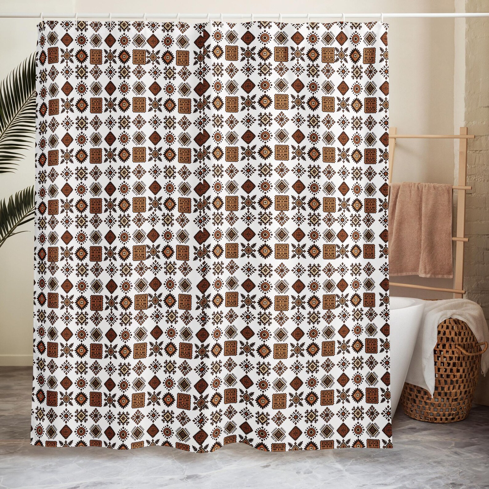 Amazigh Berber Shower Curtain Pattern Graphic Sweatshirt Design