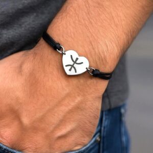Amazigh Yaz Symbol Berber Kabyle Stainless Steel Bracelet