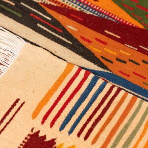 Amazigh Taznakht Abstract Berber Geometric Tribal Boho Rug