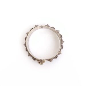 Antique Amazigh Berber Tafraoute Cuff Bracelet Silver Tribal Jewelry