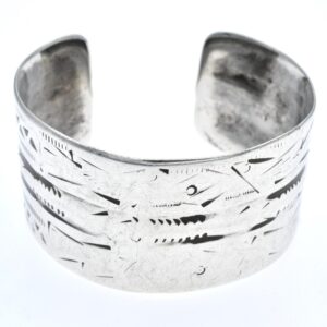 Antique Berber Amazigh Heavy Silver Tunisia Cuff Bracelet