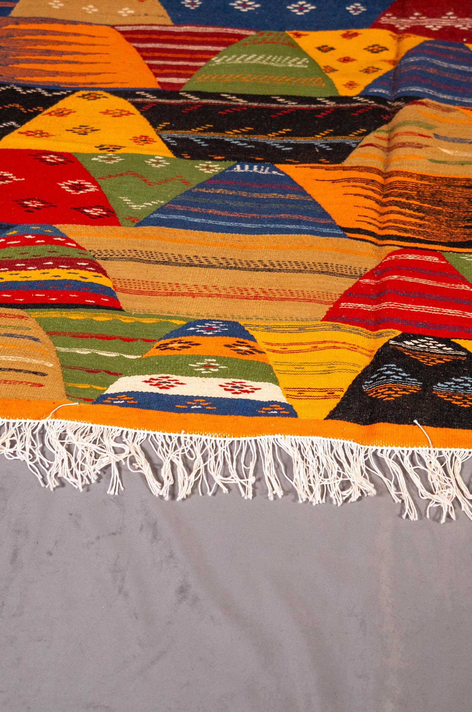 Amazigh Taznakht Colorful Geometric Tribal Berber Area Rug