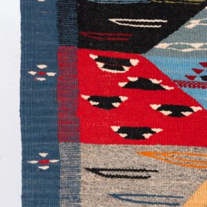 Amazigh Taznakht Colorful Berber Geometric Tribal Area Rug