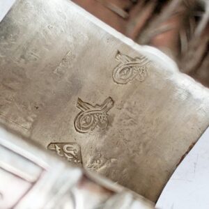 Amazigh Berber Vintage Wide Silver Bracelet from Siwa Egypt