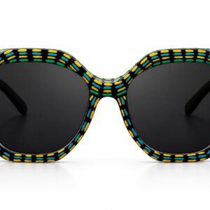 Amazigh ABRID N TAMAZGHA Paths Hand Painted Sunglasses Frames