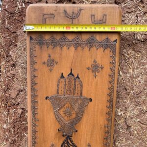 Amazigh Berber Hand of Fatima Wooden Wall Art Decor