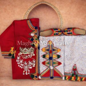 Amazigh Berber Bridal Jewelry Set with Necklace Crown Ensemble