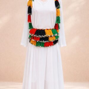 Amazigh Atlas Dance Belt with Mozoun Coin Belt Costume