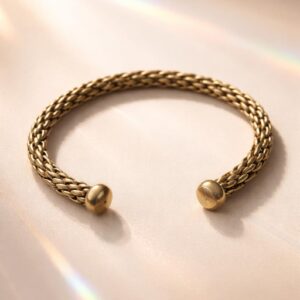 Amazigh Berber Handmade Copper Bracelet with Traditional Engravings
