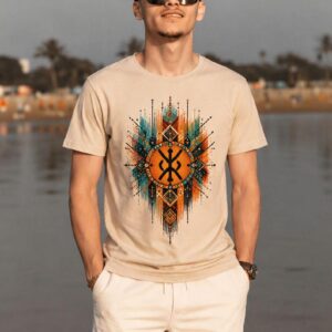 Amazigh Berber Graphic Modern Colorful Streetwear Symbol Art T-Shirt