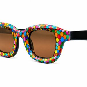 Amazigh ZELLIJ N' YILEL Mosaic Polarized Sunglasses Hand Painted Wear