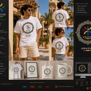 Amazigh Berber Symbol Tamazight Culture Unisex Streetwear Sweatshirt