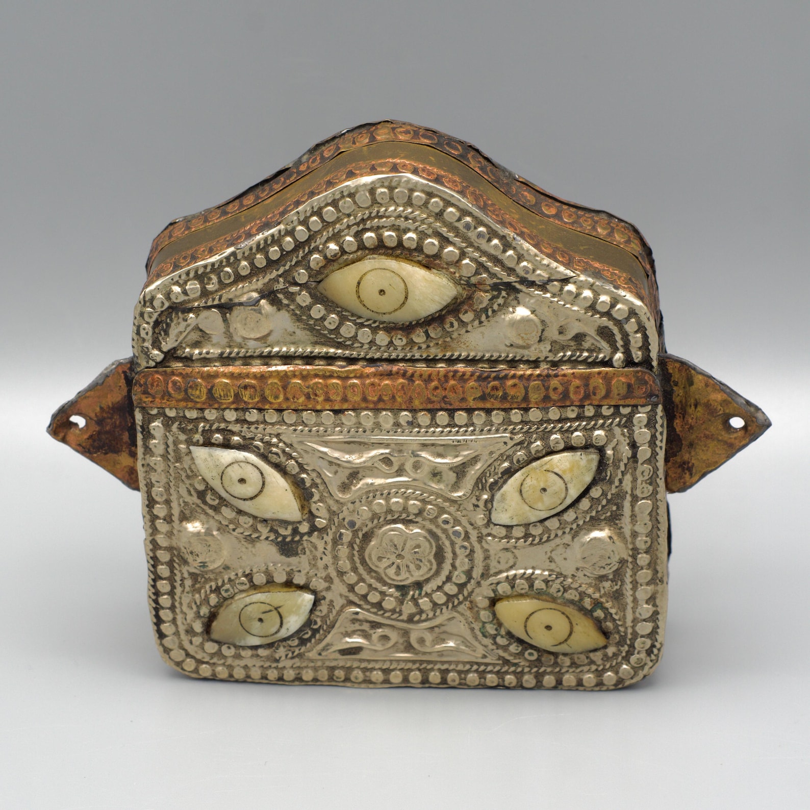 Antique Amazigh Berber Amulet Bag Islamic Magic Metalwork