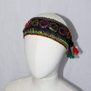 Berber Amazigh Sabniya Headband with Tuareg Cultural Ornament Design