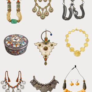 Amazigh Berber Jewelry Stickers Silver PNG Digital Download